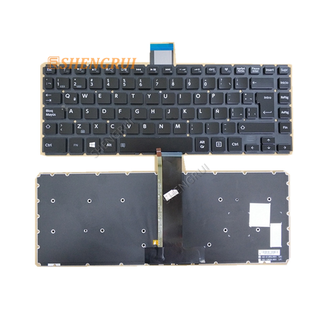 Genuine laptop keyboard  FOR TO SHIBA satellite L45-B L45D-B L45DT-B L45T-B Keyboard SP/LA backlit