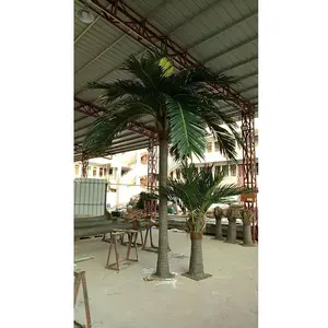 2019 new products 큰 인공 코코넛 palm tree 대 한 홈 garden decoration