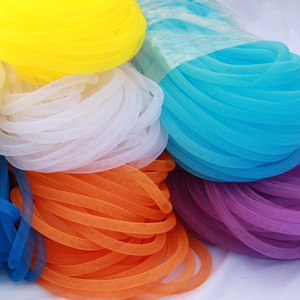 Gacent Bím Tóc Hình Ống Lông Ngựa Bằng Polyester Nhiều Màu Sắc Cho Nhà Máy - Product Image 6