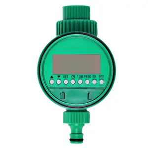 LCD ekran otomatik elektronik su zamanlayıcı bahçe sulama kontrolörü Solenoid vana dijital istihbarat sulama sistemi