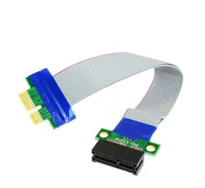 PCI Express PCI-E PCIe Riser tarjeta extensor de Cable plano