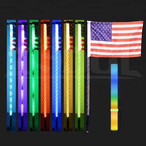 12 V camino poste Combo Set Color bailando Bluetooth Control 4ft 5ft 6ft y tamaño personalizado látigo bandera poste de Luz Kits - Product Image 3