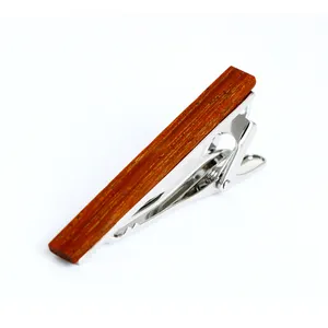 New Fashion Mens Tie Clip Wooden Necktie Tie Pins Tie Bar