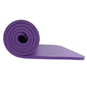 Colori personalizzati naturale eco-friendly anti-slip yogo mat NBR yoga pilates mat