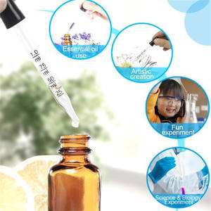 หลอดหยดยา 1 มล. ปลายตรง หลอดหยดแก้วแบบมีสเกล หลอดหยดยา หัวยางสีดำ - Product Image 4