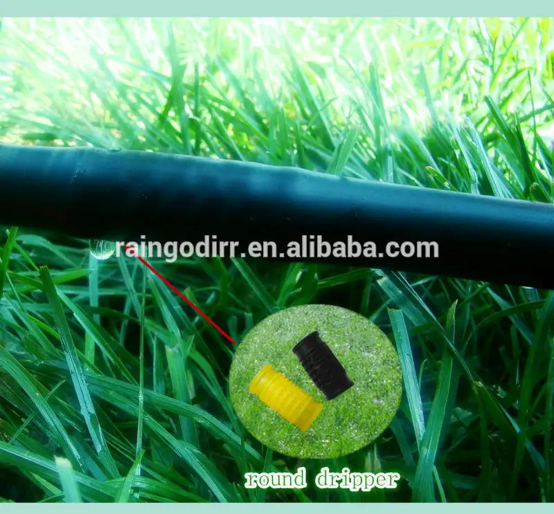 La agricultura empotrada cilíndrica de riego por goteo de tubería( manufcturer)