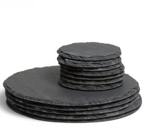 Precio barato Negro Cena Pizarra Plato Venta caliente - Product Image 1