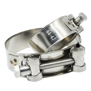 Adjustable Heavy Duty 304SS Stainless Steel Strong Throat Band Single T Bolt Hose Slot <strong>Clamps</strong> - Product Image 1