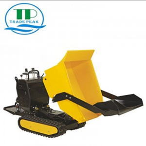 Компактный Зеленый Садовый мини китайский погрузчик верхний гусеничный самосвал с мотором - Product Image 3