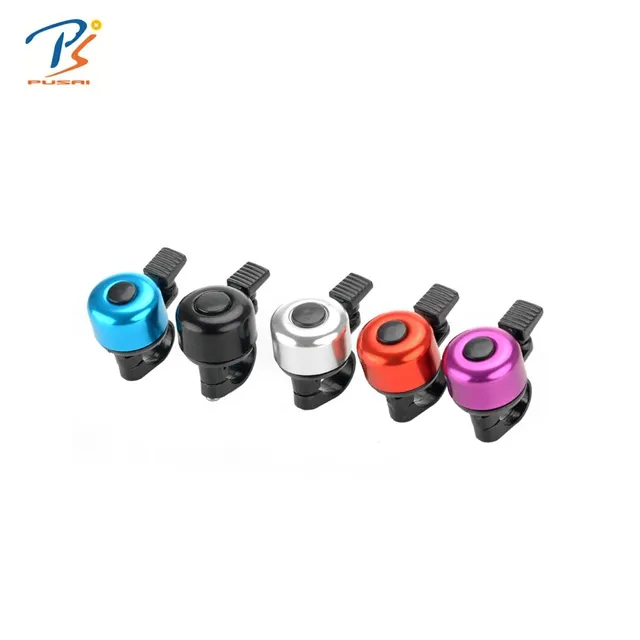 Bicycle bell 32-34mm diameter alloy cover and plastic base Mini Cute Bike Horn for Adults and Kids