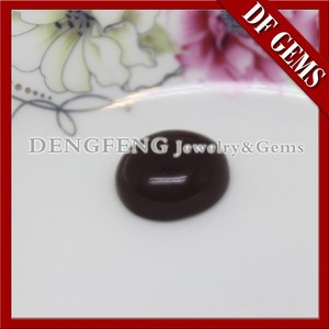 Coupe Cabochon dos plat ovale <span class=keywords><strong>fumé</strong></span> forme <span class=keywords><strong>verre</strong></span> Cabochon pierres précieuses - Product Image 1