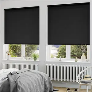 wifi control motorized block out roller blinds