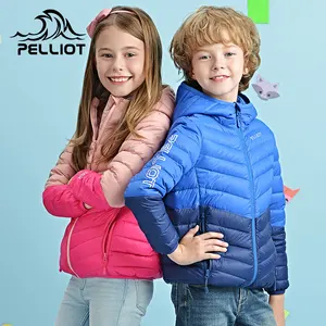 2023 en İyi kalite en popüler çocuk ultralight warmer puffer aşağı ceket çocuk paket giyim