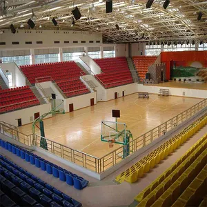 Estructura de acero económica, estadio interior, cancha de baloncesto, venta de construcción