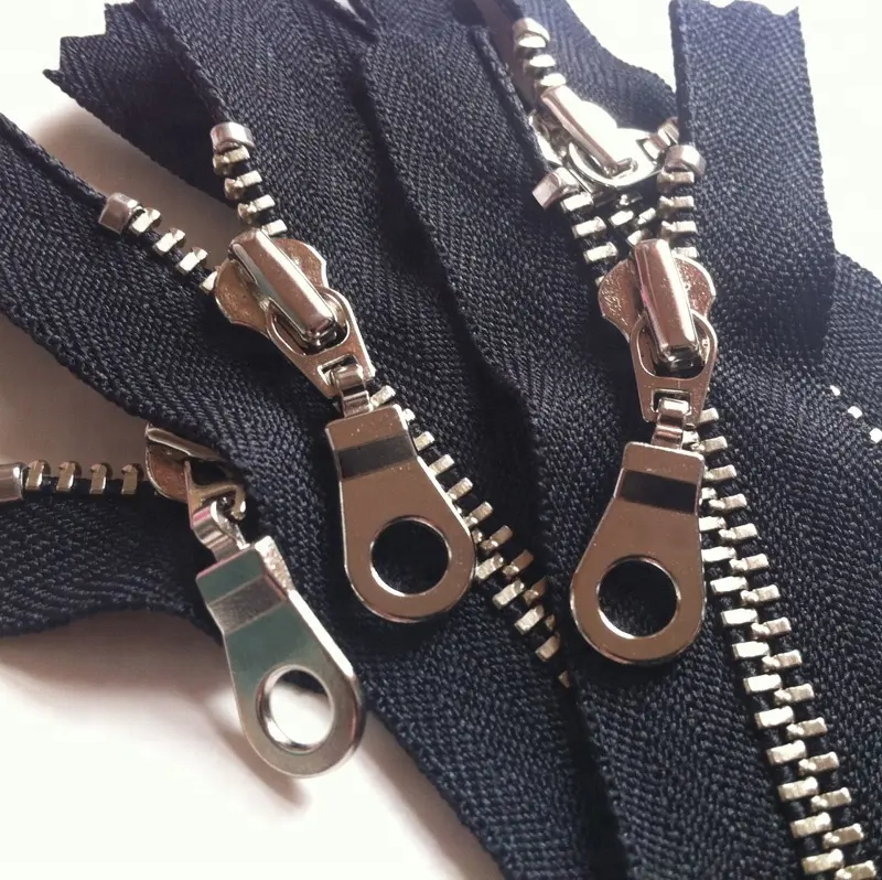 19 "zipper #5 extrator de metal fundo separando preto