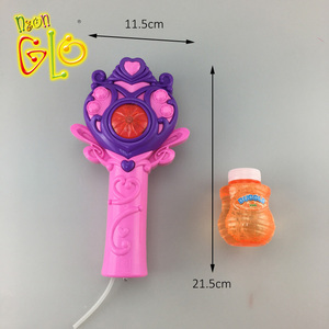 Led Light-Up <span class=keywords><strong>Magic</strong></span> Bubble <span class=keywords><strong>Wand</strong></span> unisex Đồ chơi bằng nhựa cho chơi ngoài trời cho bé trai và bé gái PC Máy bong bóng nhựa - Product Image 3