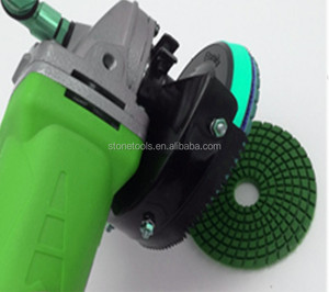 פדים ליטוש יהלומים ליטוש עם זווית מטחנת מתאם oem oem מותאם אישית/פלסטיק/אלומיניום אחורי אלומיניום - Product Image 4