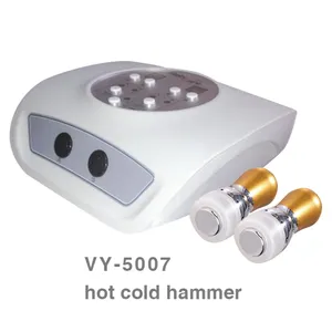 VY-5007 quente & frio martelo encolher poros/pele cald down beauty machine