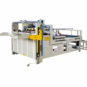 QH High Speed Semi-auto Corrugated Cardboard Folder Gluer Machine /gluing machine