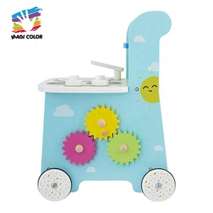 2025 Wooden Baby <strong>Walker</strong> &amp; <strong>Push</strong> Stroller - 3-in-1 Activity Center with Sensory Toys &amp; Adjustable Speed New Safety Design W16E144 - Product Image 3