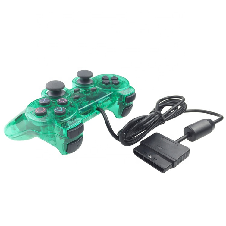 Wired Joystick for PS2 Controller - Transparent Green