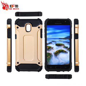 Redian fibra de carbono cubierta doble cubierta protectora caso del teléfono celular para Samsung J4 2018 - Product Image 2