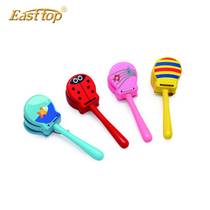 Plástico al por mayor juguetes musicales maracas Maracas de madera - Product Image 1