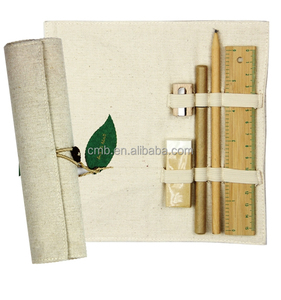 De regreso a la escuela suministros de papelería en laminado en bolsa de tela - Product Image 1