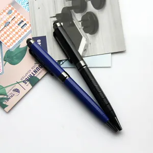 2合1促销手写笔中国广告礼品定制印刷徽标金属圆珠笔