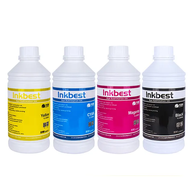 Tinta de sublimación para impresora Epson, botella de tinte Universal a granel de 1000ml, 100ml, 500ml, 1L, recarga prémium de tinta de inyección