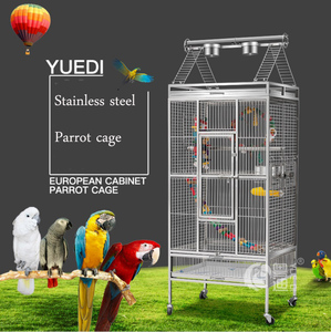 Jaula para Pájaros Grande de Acero Inoxidable, Estilo Elegante y Resistente, para Loros, Venta al por Mayor BC101 - Product Image 6