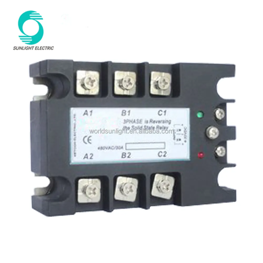 3SSR-M10DA 10A DA type 3P Three phase reversible solid state SSR relay for reversing motor