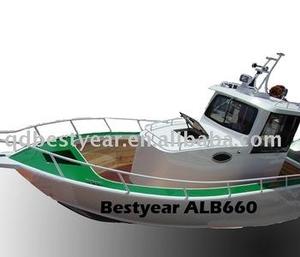 Barco de aluminio de la casa del piloto 660 barco de <span class=keywords><strong>pesca</strong></span> - Product Image 1