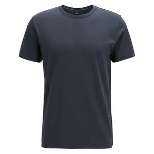 2024 Wholesale 100% Pima Cotton T-Shirts Plain Mens Fashion Custom Fit Custom Printed Oversized Tshirt For Men