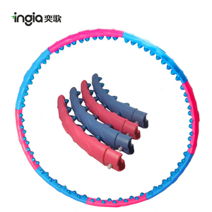 <span class=keywords><strong>Hula</strong></span> <span class=keywords><strong>hoop</strong></span> portátil con bolas de masaje para la aptitud - Product Image 3