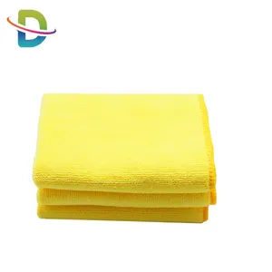 300gsm cheap plain household towel cleaning microfiber cloth for kitchen