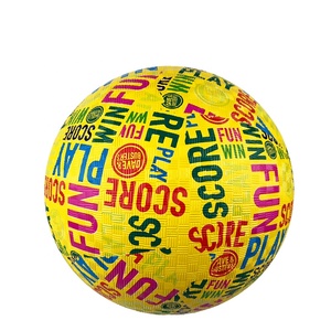 Bola de borracha colorida personalizada, bola de borracha de 8.5 polegadas