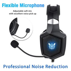 <span class=keywords><strong>ONIKUMA</strong></span> Auriculares Gaming Stereo <span class=keywords><strong>K8</strong></span> Auriculares de Diadema con microfono con 3.5 mm Jack Luz LED para PC - Product Image 3