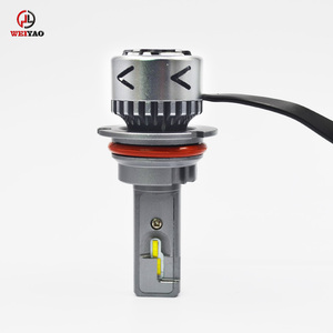 Super Lumineux Hotsale LED Phare De Voiture V11 9007 Pièces Automobiles 24 <span class=keywords><strong>W</strong></span> Voiture Led Salut Lo Phare - Product Image 6