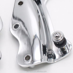 Высококачественные хромированные замки для L7 Новый 4 точки Chrome док аппаратные средства комплект для Harley Touring 2009-2013 Sissybar - Product Image 3