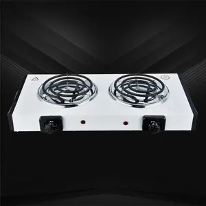 hot sale portable multi-function excellent quality 2000W Household square housing double burner electric cooktop