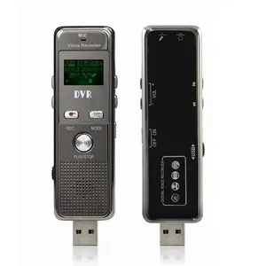 מכירה לוהטת 8GB הכפול מיקרופון FM רדיו זול נשלף USB אודיו מקליט עט עם מסך