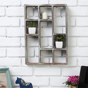 Étagère murale flottante rustique nordique en résine pour salon, faite à la main, multifonctionnelle, durable, non pliable, pour rangement - Product Image 3