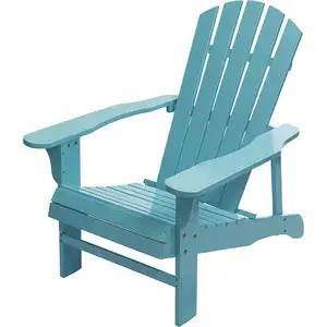 PP malzeme Adirondack sandalye açık bahçe plaj plastik ahşap sandalyeler
