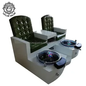 Beauty salon equipment furniture luxury foot spa massage pedicure chair with multi-function drawers