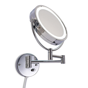 Double Sided Arm Extending Wall Mount Bathroom <strong>Vanity</strong> <strong>Led</strong> <strong>Mirror</strong> With Lights and Magnification 10X - Product Image 5