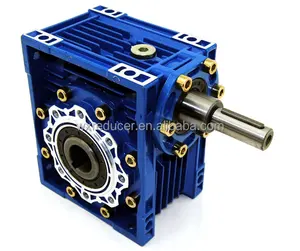 100:1 relação worm gearbox redutor de velocidade nominal para 0.28 entrada HP a 1750 RPM em um 5/8 "de diâmetro x eixo chave longo de 1-9/16"