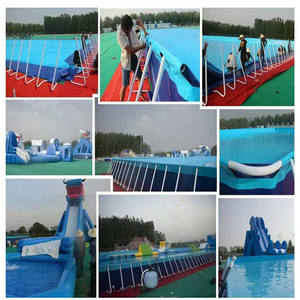 <span class=keywords><strong>Piscine</strong></span> gonflable pour parc aquatique, cadre en métal, équipement aquatique - Product Image 6