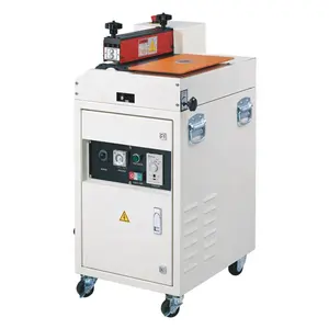 Stand Type 300mm Roller Hot Melt Glue Machine / Cementing Machine / Shoe Making Machine