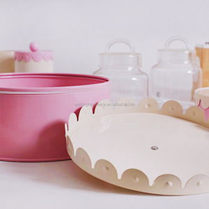 Sắt Mạ Kẽm Vòng Cà Phê/Trà/Đường/Bột/Bánh Canister Kim Loại Lon Với Nắp - Product Image 5